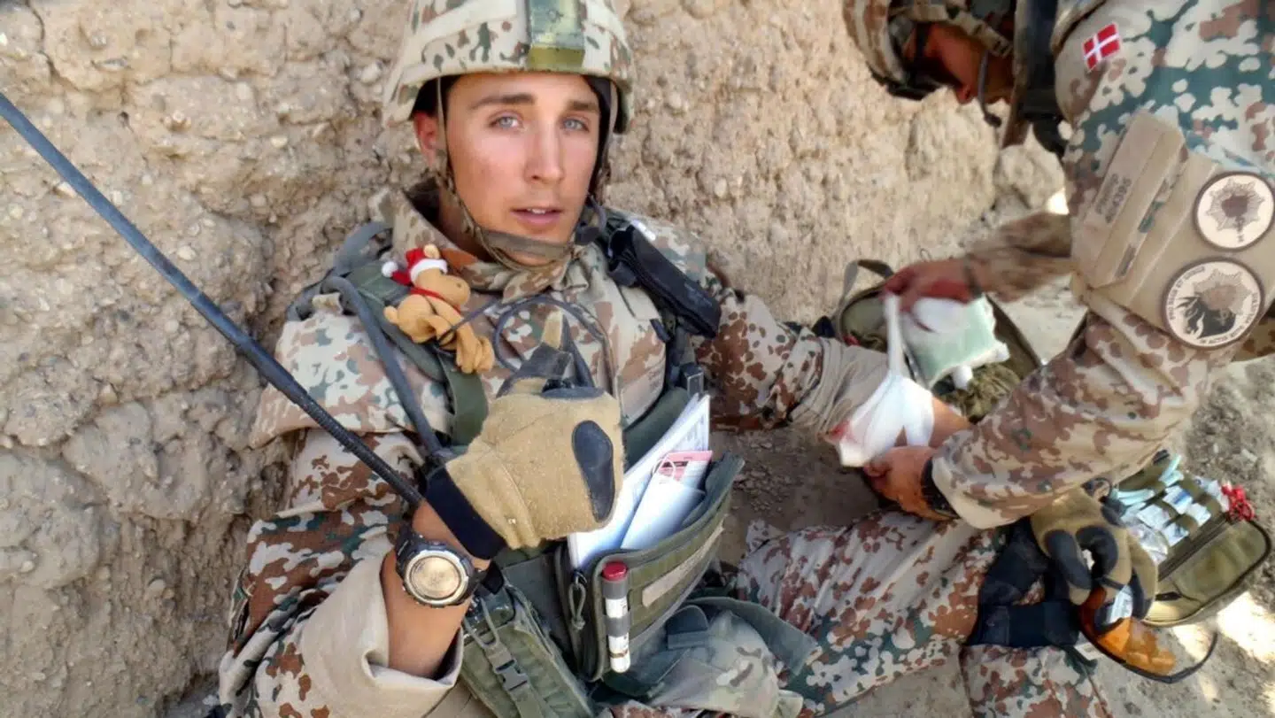 Caspar Stefani var i Afghanistan som kampsoldat for Danmark i 2012. Privatfoto