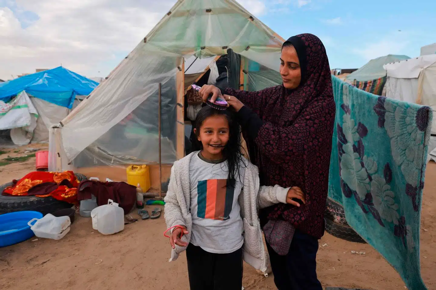 Flygtningefamilierne i Rafahs enorme teltlejre har været på flugt i månedsvis. Nu er spørgsmålet, hvor de skal tage hen, når Israel gør alvor af den erklærede offensiv mod grænseområdet.