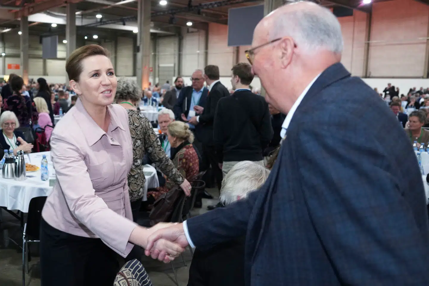 Regeringen holdt »stormøde« om ældres velfærd i Messe C i Fredericia.