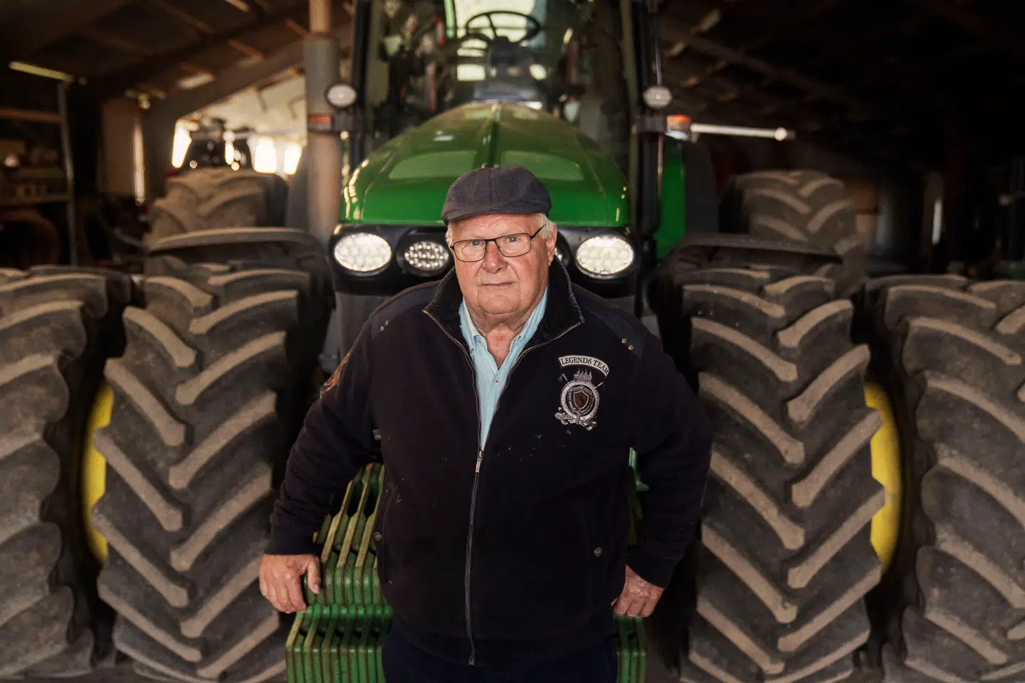 Landmand Jens Peter Aggesen. Foto: Mathias Svold, Berlingske