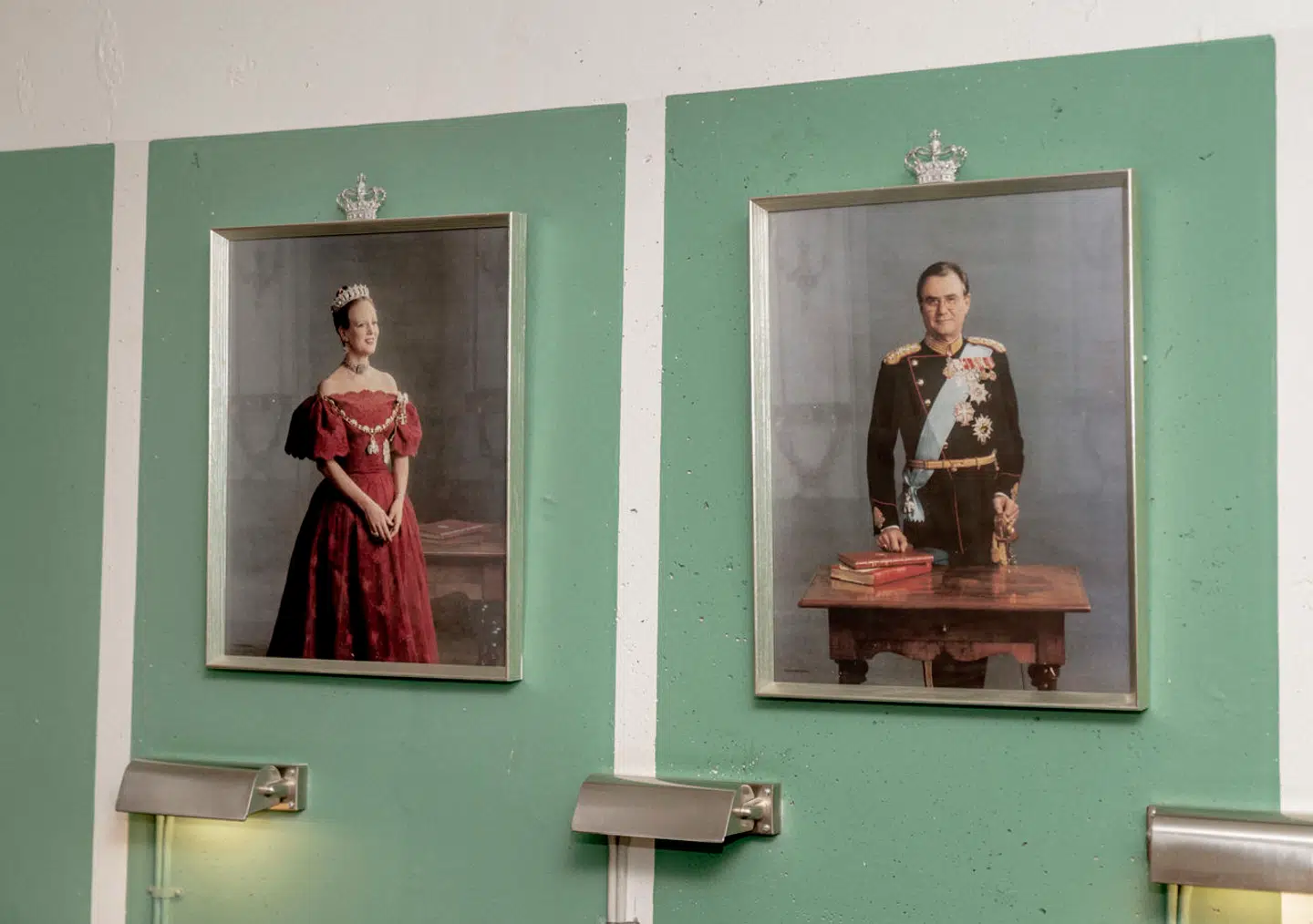 60 meter under Rold Skov findes portrætter af dronning Margrethe og prins Henrik.