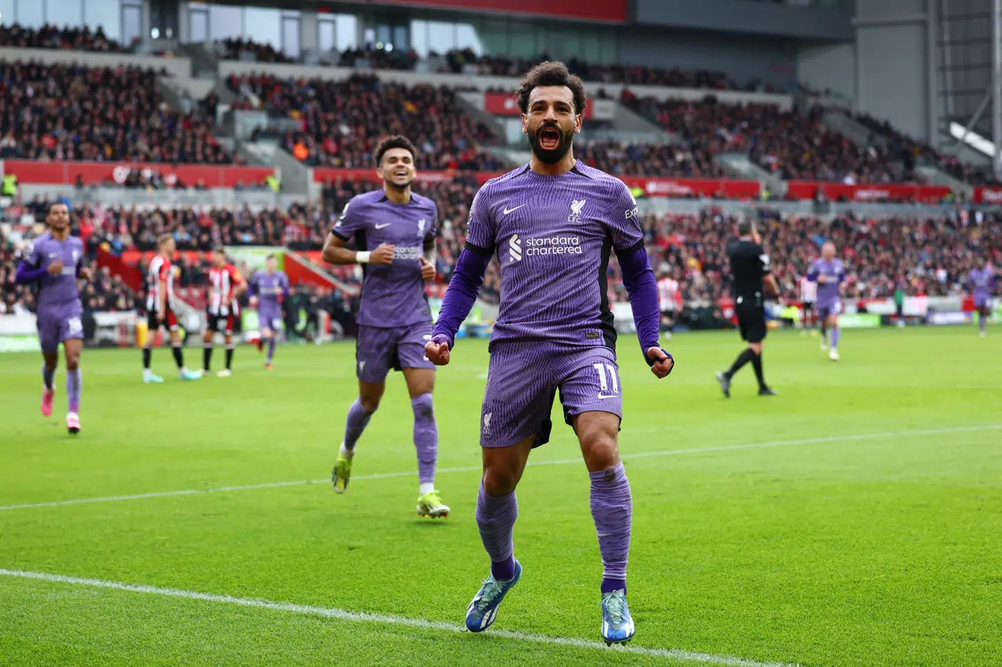 Liverpools Mohamed Salah viste klasse, efter en baglårskade har holdt Liverpool-profilen fra banen i en måned.