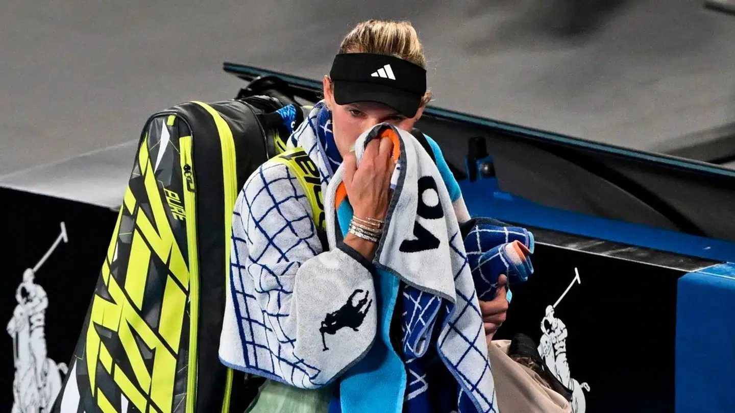 Caroline Wozniacki røg allerede ud i anden runde ved Australian Open.