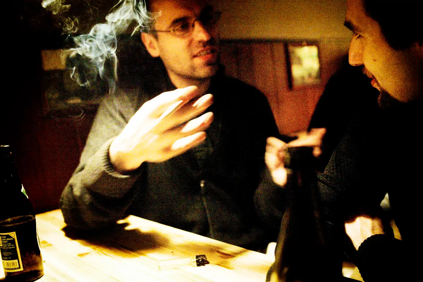 Dette billedet fra Café Guldregn er over 20 år gammelt, men kunne nok lige så godt være taget i forgårs.