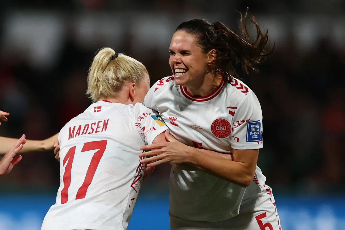 Simone Boye har scoret fem mål i sine indtil videre 90 landskampe. (Arkivfoto).