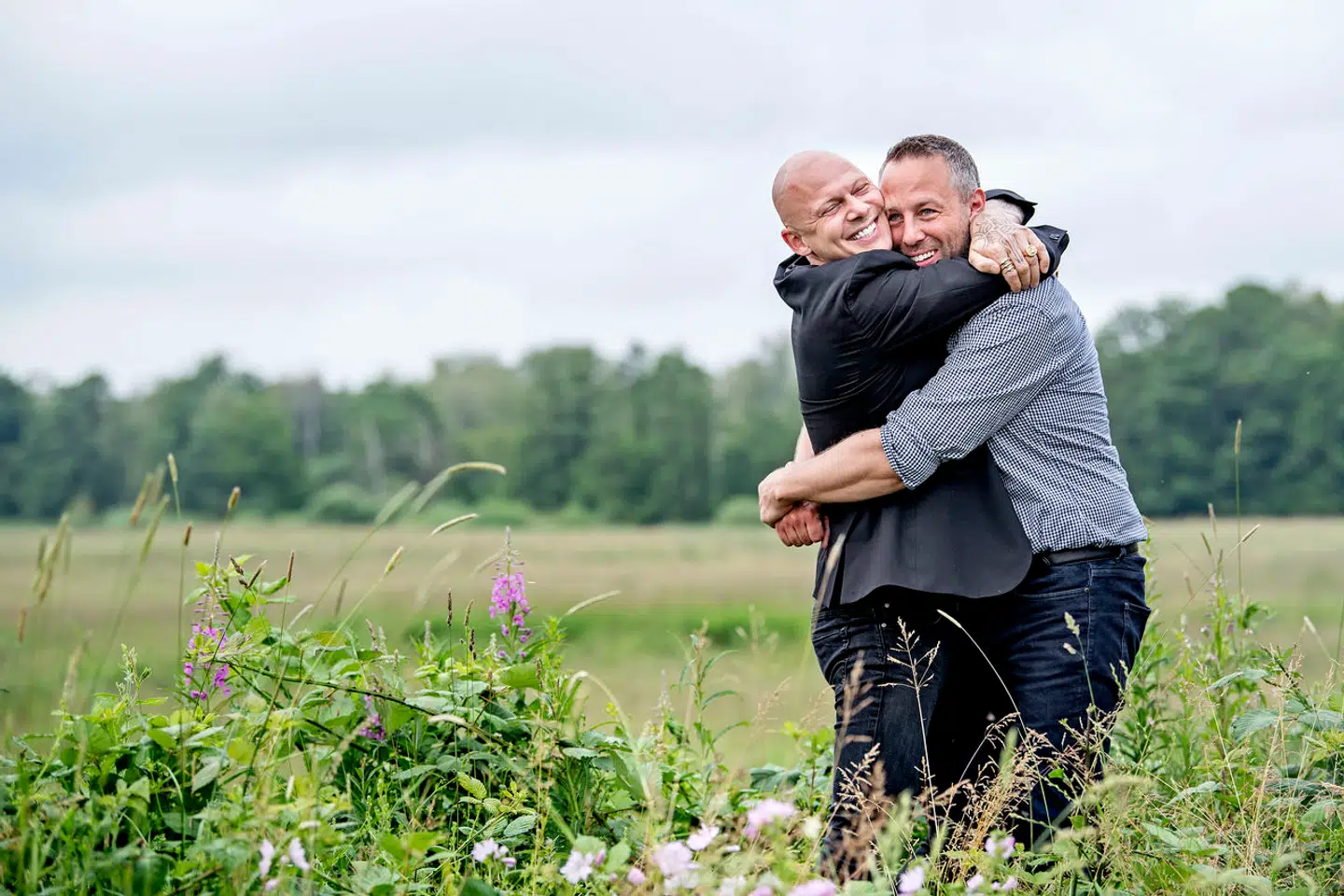 Jim Lyngvild og hans mand Morten Paulsen har været sammen i årevis og fordelt opgaverne mellem sig. Jim tager sig at det kreative, Morten af det økonomiske.