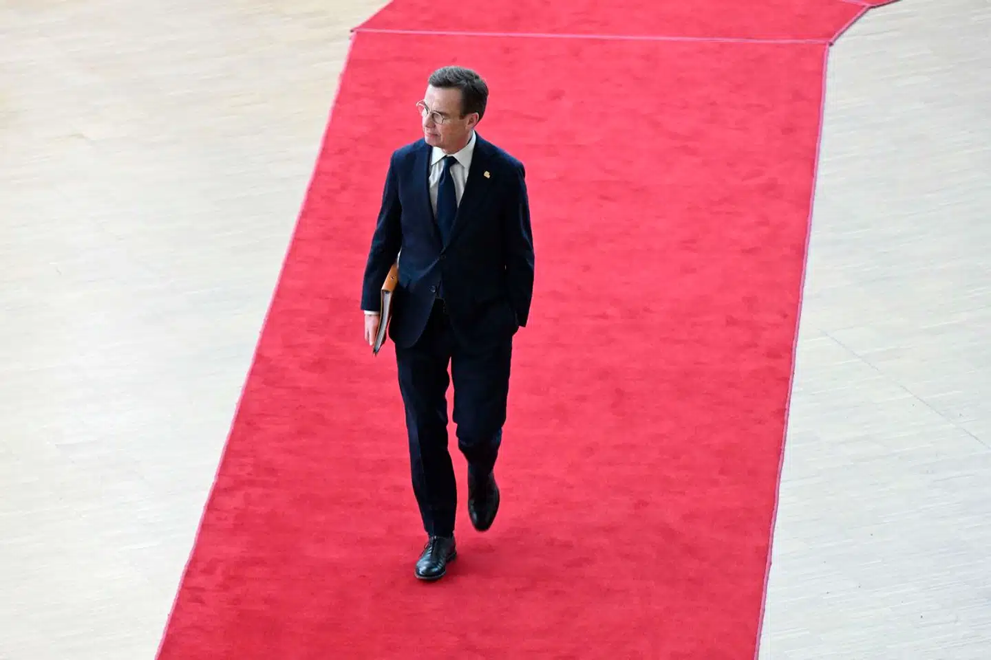 Først ville Ulf Kristersson ikke acceptere Orbáns krav om forhandlinger. Nu skal den svenske statsminister alligevel til Budapest. Arkivfoto: Miguel Medina, Scanpix