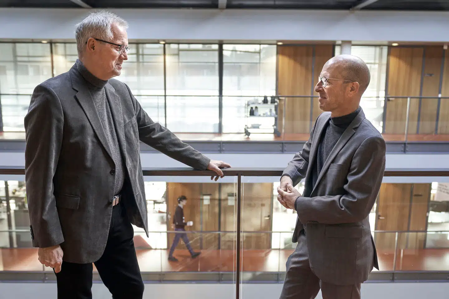 Lektor Henrik Ramlau-Hansen (tv.) og professor Jesper Rangvid fra CBS peger på Oliefonden i Norge som en forvalter, ATP kunne lære rigtig meget af. Arkivfoto: Niels Ahlmann Olesen