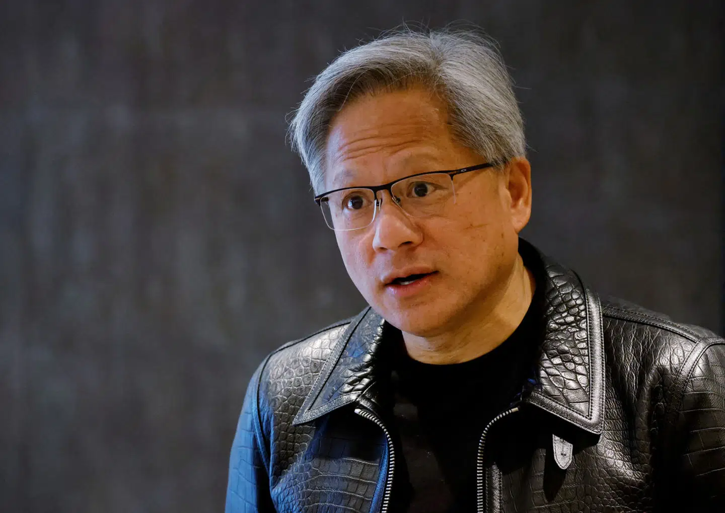 Her ses Nvidias topchef og medstifter, Jensen Huang.