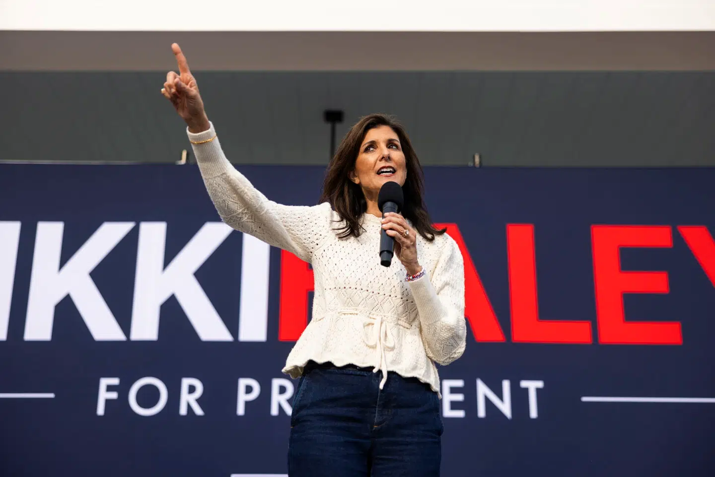 Kan Nikki Haley hale ind på Donald Trump? Indtil videre fortsætter hun kampen til Super Tuesday den 5. marts. Foto: Jim Lo Scalzo, Scanpix