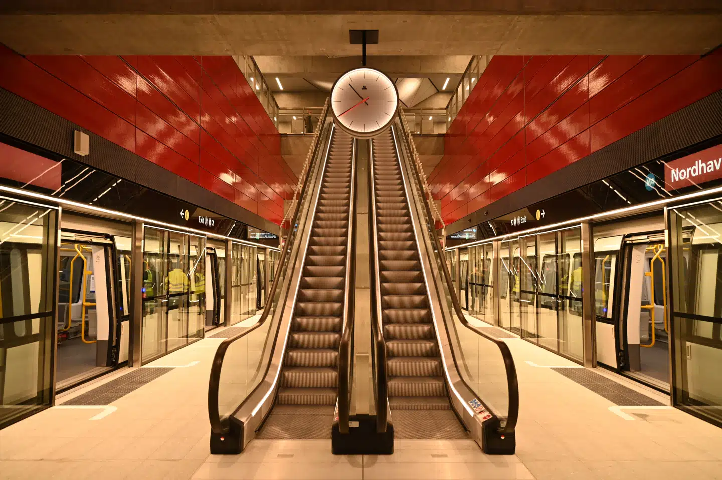 Metrolinjerne M3 og M4 kører igen søndag aften efter at have været lukket siden 10. februar. (Arkivfoto).