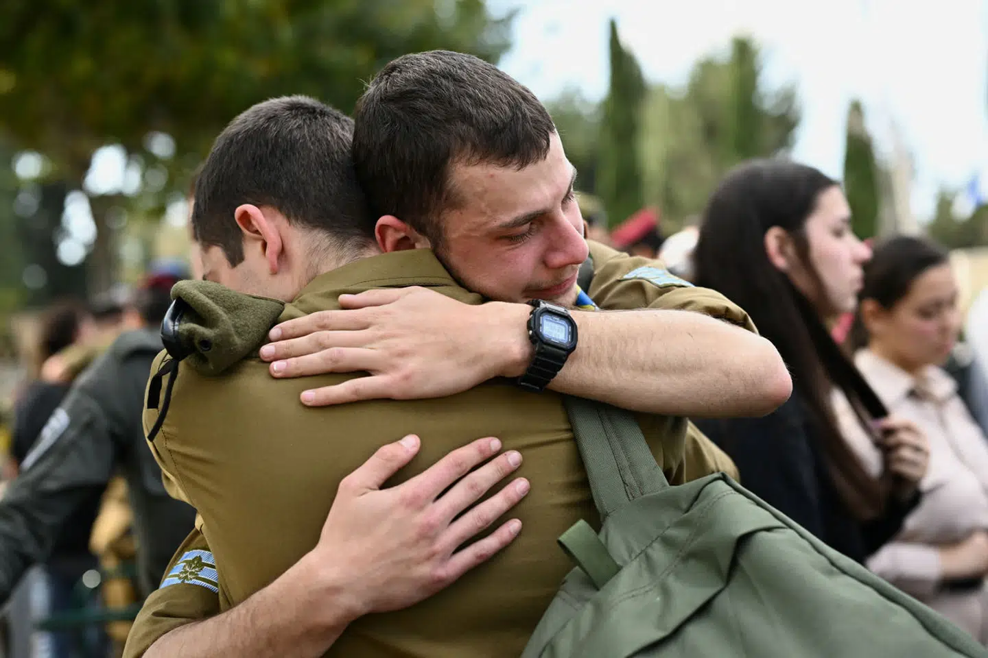 Hamas’ handlinger har på ny afsløret dets utvetydige forpligtelse til en ekstremistisk ideologi, der sigter efter ødelæggelsen af Israel og etableringen af en islamisk stat i dets sted, skriver Israels ambassadør i Danmark. Her begraves den israelske soldat Simon Shlomov, der blev dræbt i Gazastriben, i Rishon Lezion, Israel, 22. februar.