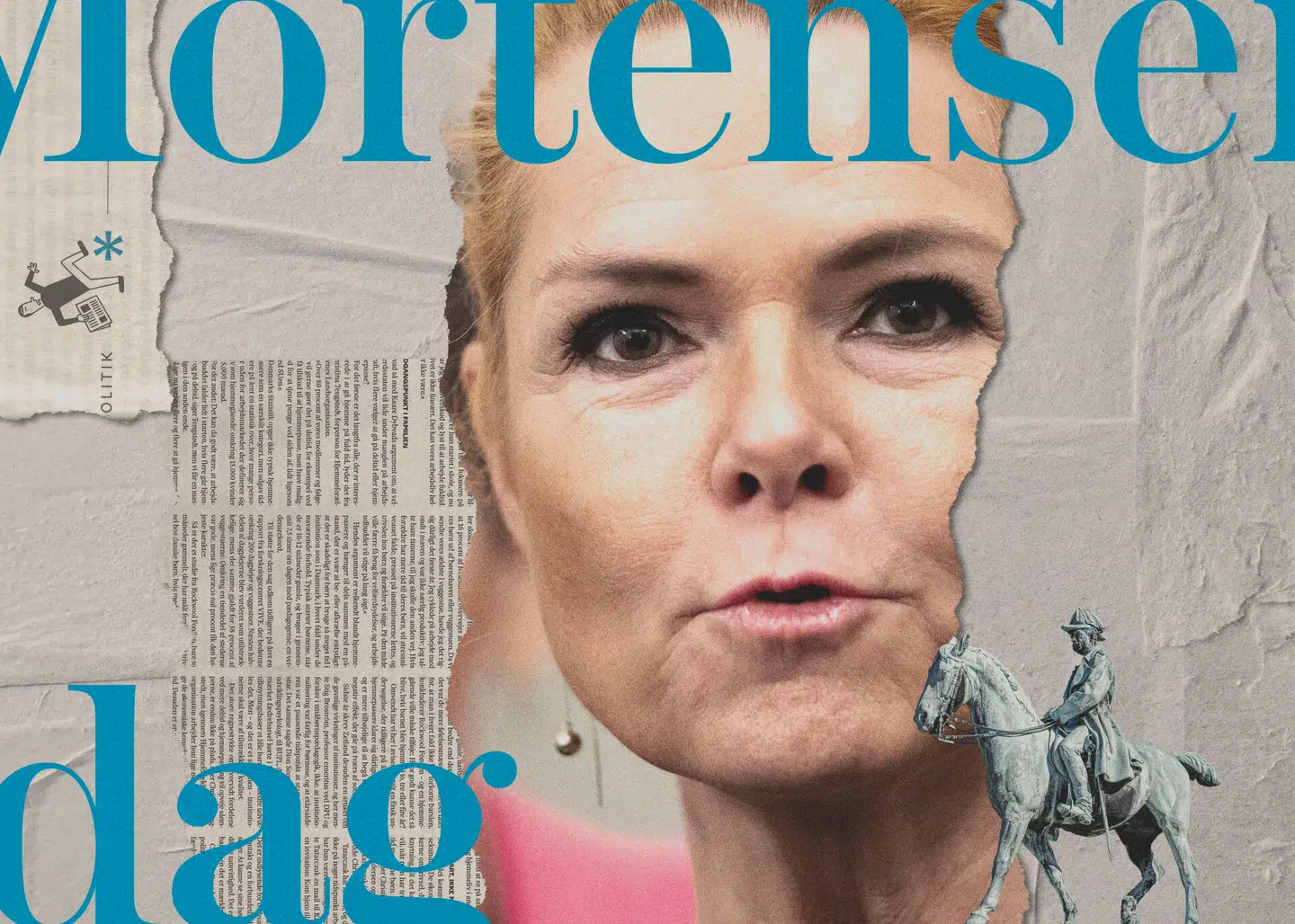 Collage: Mai-Britt Bernt Jensen. Originalfoto: Niels Ahlmann Olesen, Scanpix