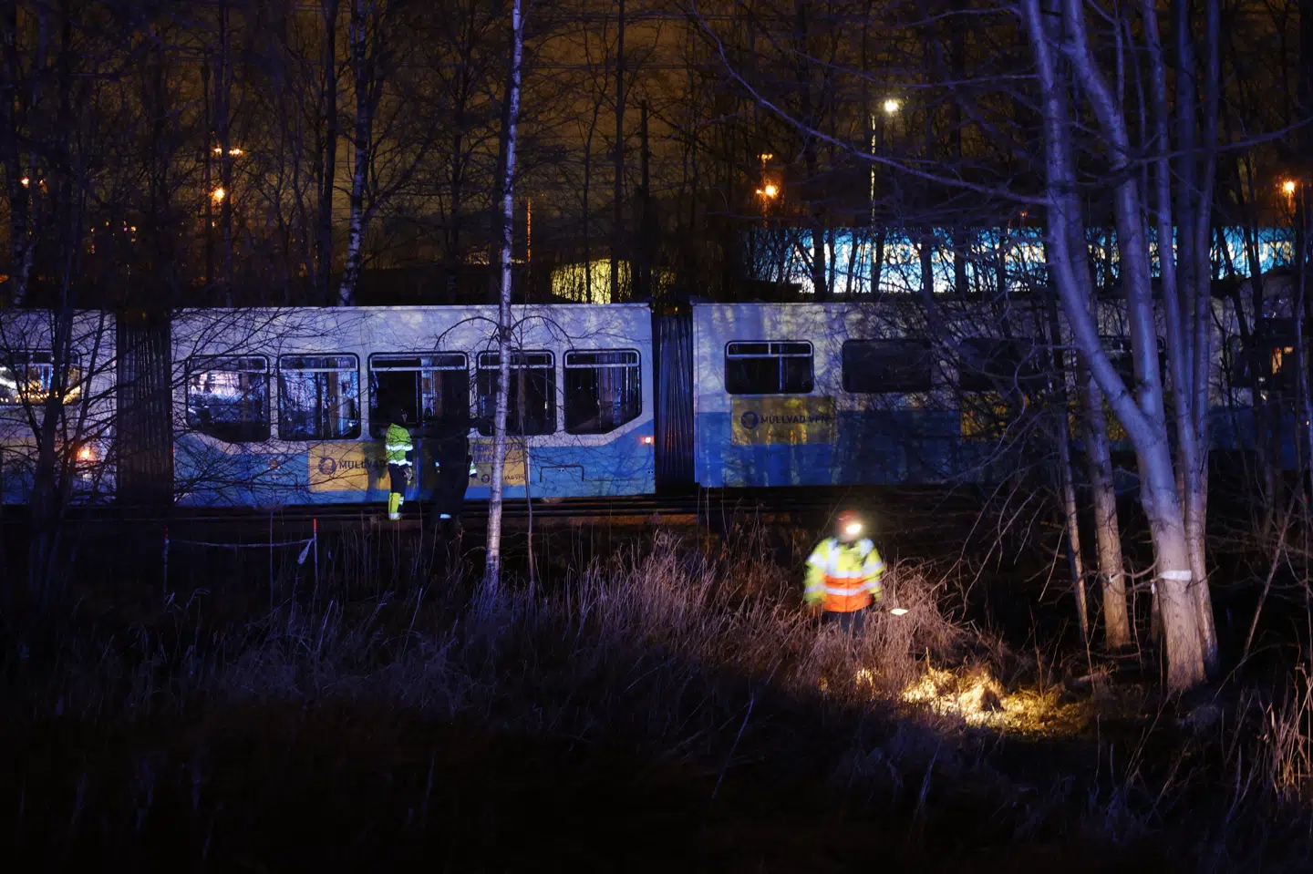 To sporvogne er stødt sammen i Göteborg.