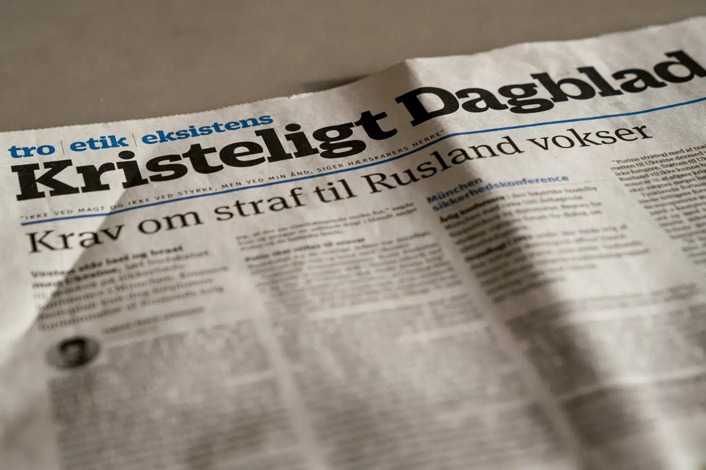 En freelancejournalist har leveret flere artikler med eksempler på plagiat til Kristeligt Dagblad. Det viser en gennemgang som avisen selv har lavet af journalistens arbejde. Artiklen på billedet har ikke noget med sagen at gøre. (Arkivfoto).