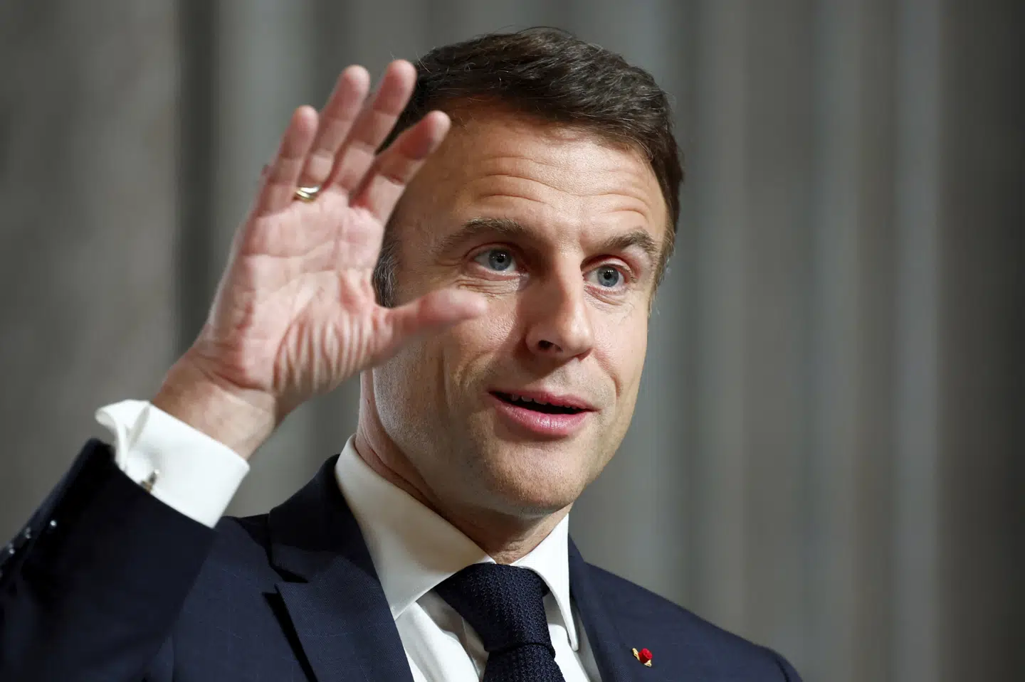 Ifølge Emmanuel Macron er der ikke er enighed om, hvorvidt der bør sendes vestlige soldater til Ukraine.