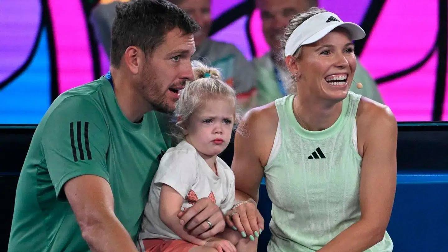 Wozniacki og David Lee har Olivia på 2,5 år og James på 1,5.