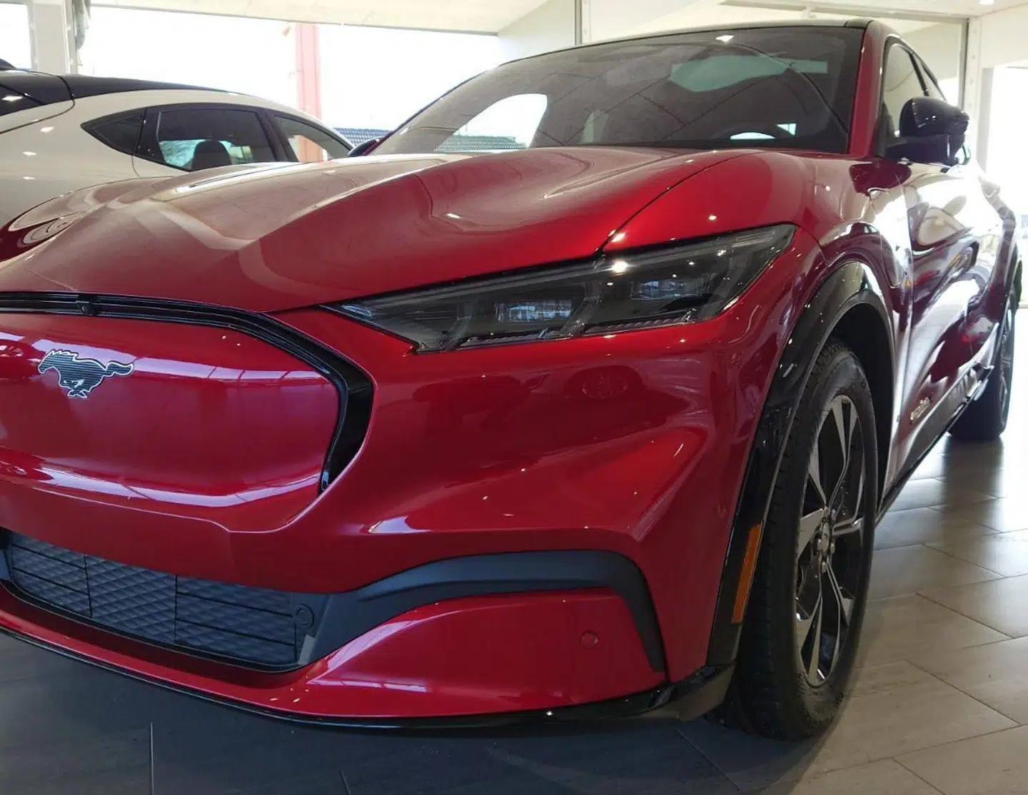 Parrets Ford Mustang Mach-E har stået hos forhandleren siden december.