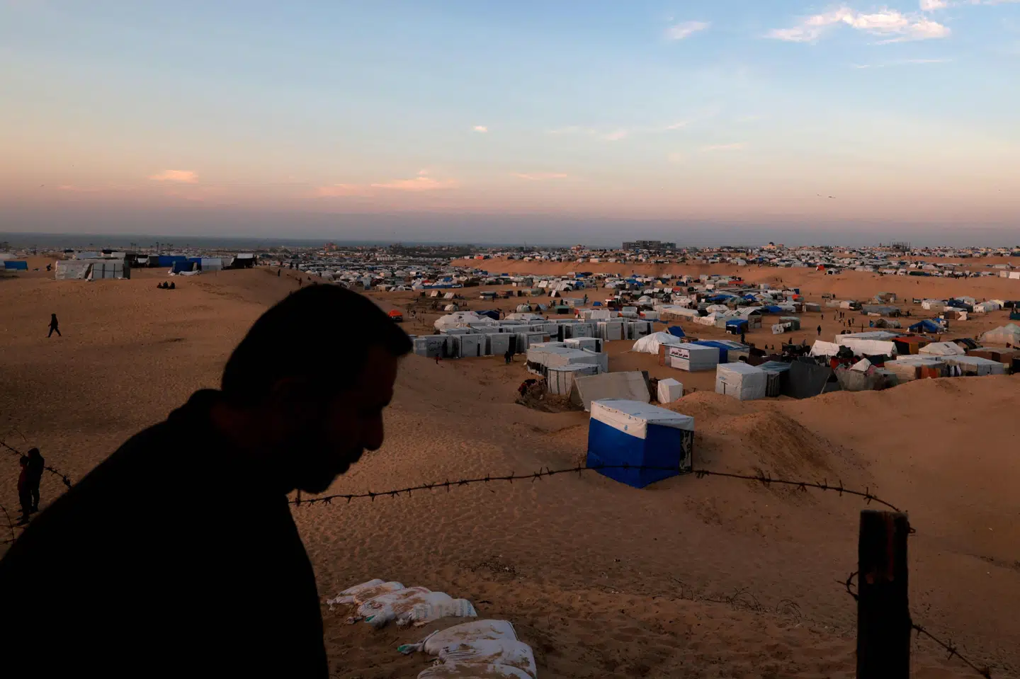 En stor del af Gazastribens befolkning er flygtet til Rafah i det sydlige Gaza.