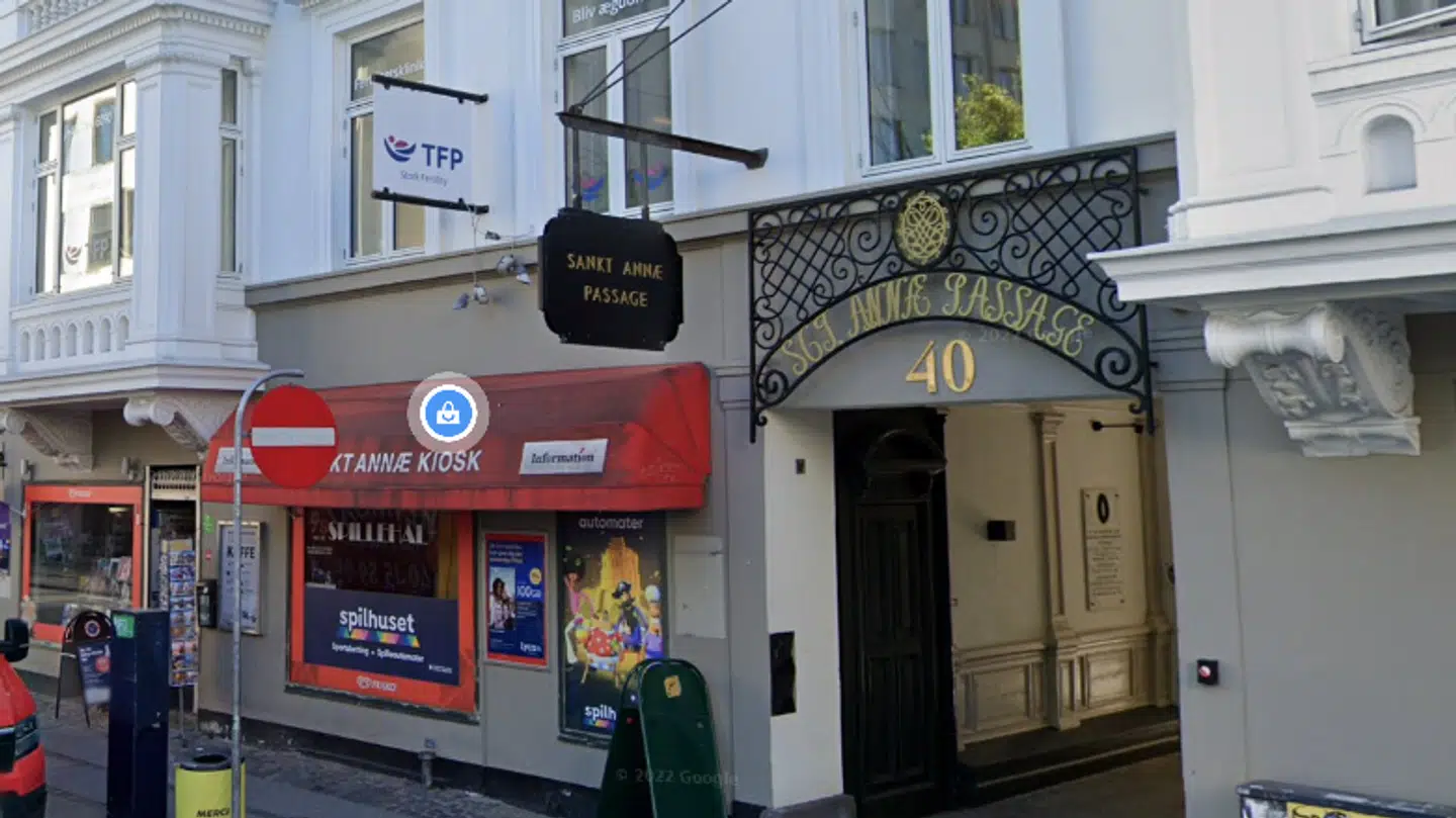 Nu gik den ikke længere for fertilitetsklinikken i Store Kongensgade.