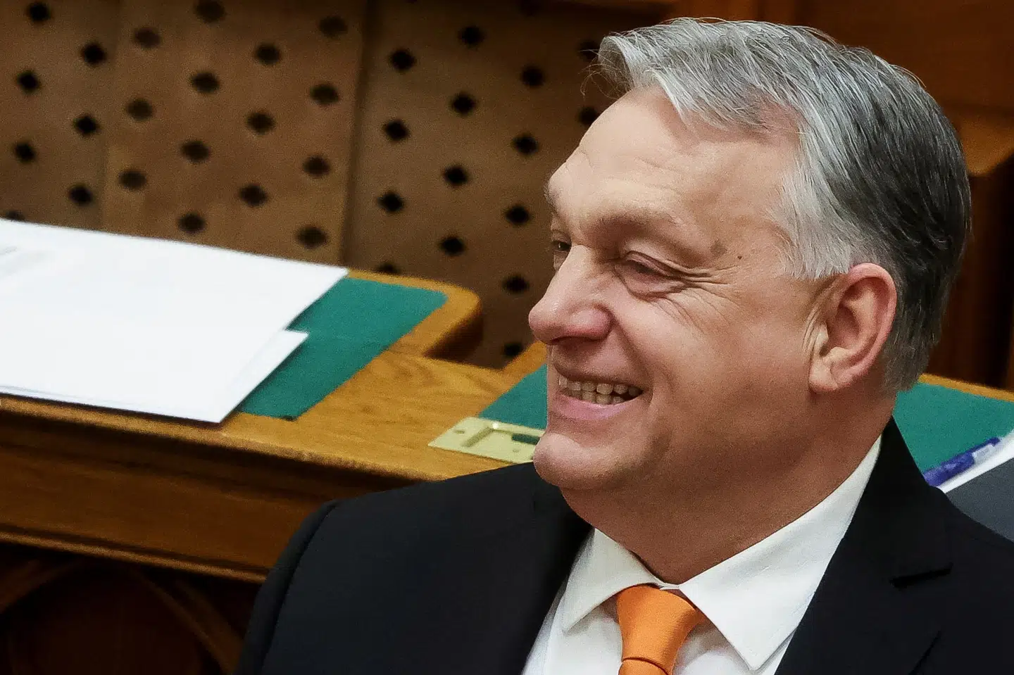 Ungarns premierminister, Viktor Orbán, er omdrejningspunkt i bogen "Orbánland" af den danske freelancejournalist Lasse Skytt. Forlaget bag bogen har indstillet salget og makulerer restoplaget, efter at der er blevet fundet omfattende plagiat i bogen. (Arkivfoto).