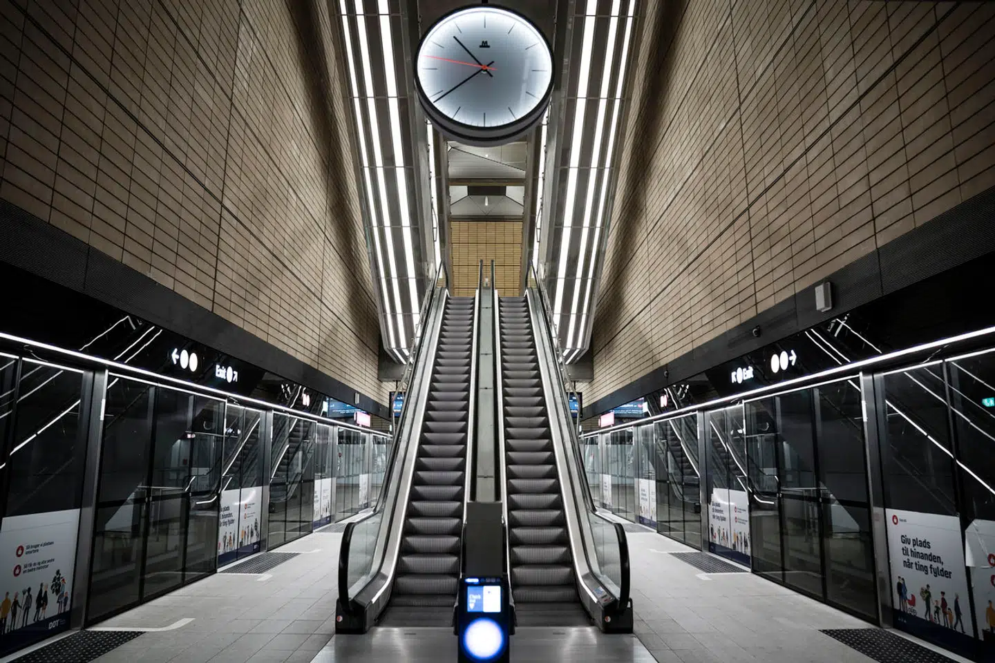 Metrostation på Nørrebro.