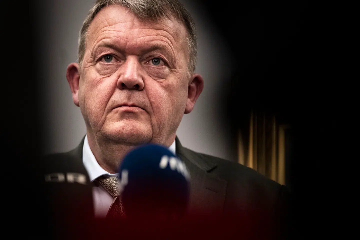 Udenrigsminister Lars Løkke Rasmussen(M) efter møde i det Udenrigspolitiske Nævn holder møde på Christiansborg i København, torsdag den 18. januar 2024. På dagsordenen er Internationale Operationer.