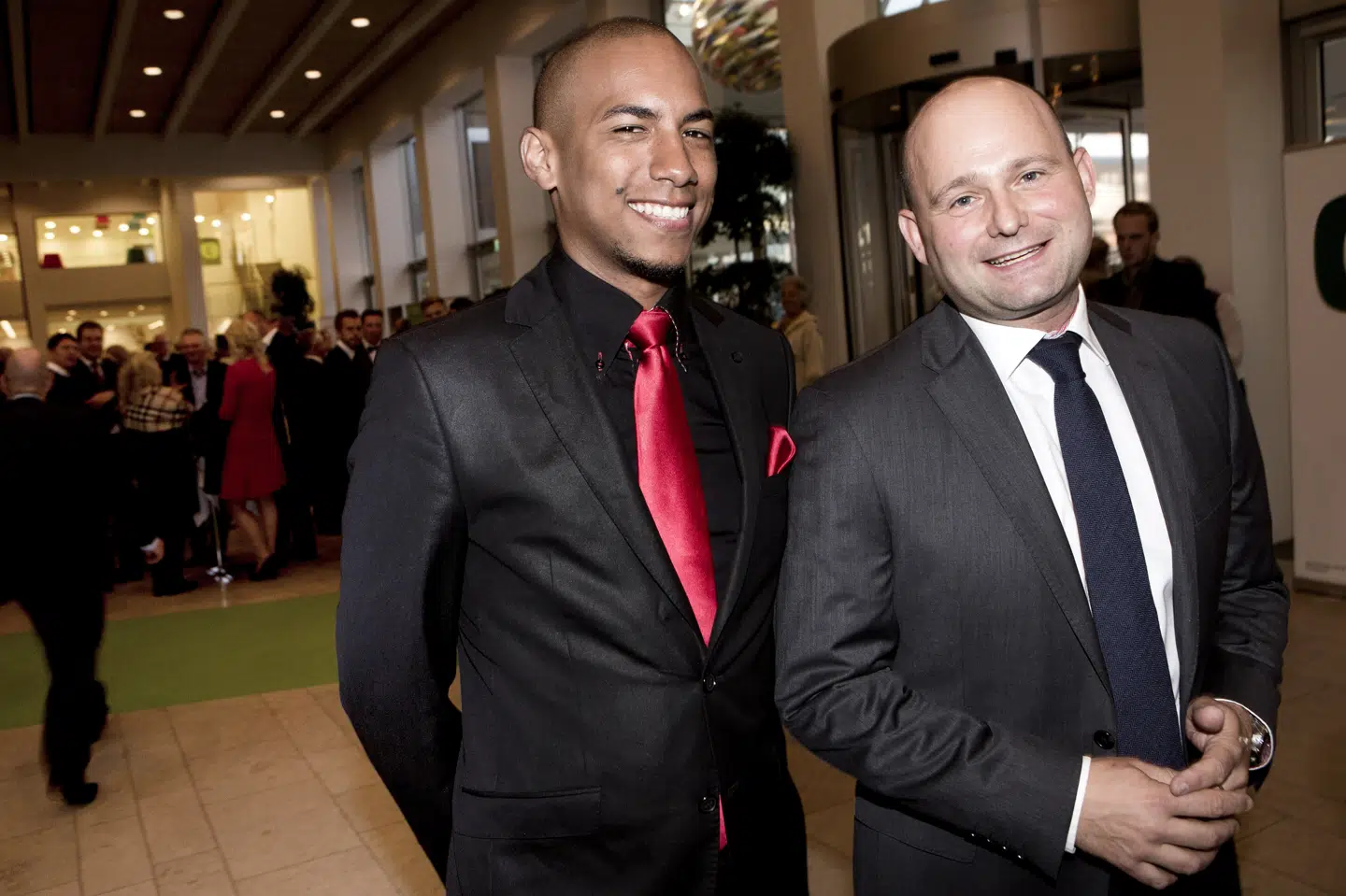 Som nyvalgt formand benyttede Søren Pape Poulsen De Konservatives landsråd i 2014 til for første gang at vise Josue Medina Vásquez frem for offentligheden. (Arkivfoto).