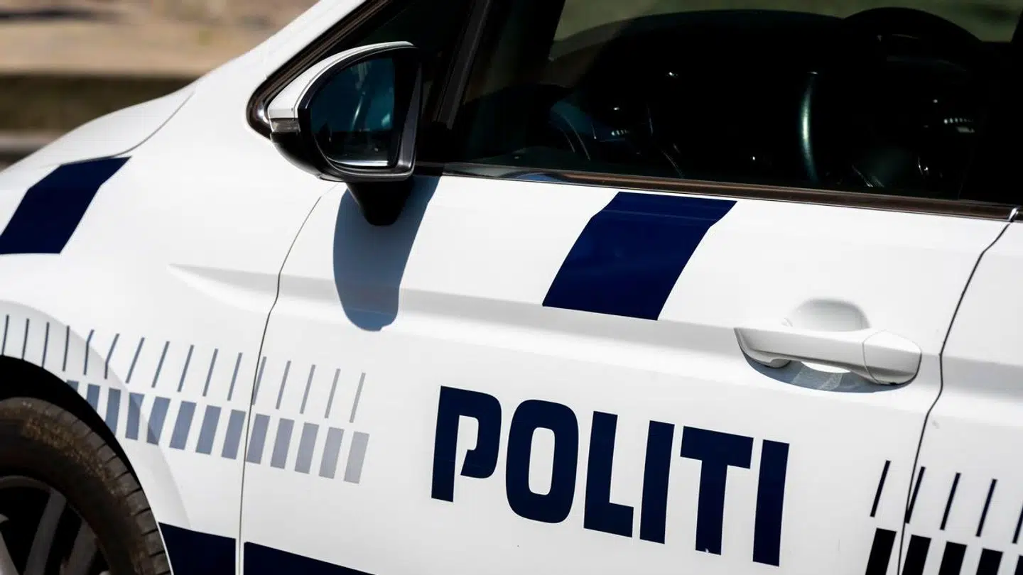 Politiet var tirsdag middag til stede ved Avedøre Station.