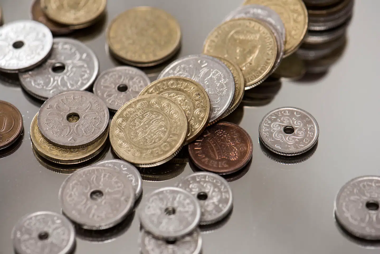 Penge, mønter og sedler, torsdag den 5. marts 2020.