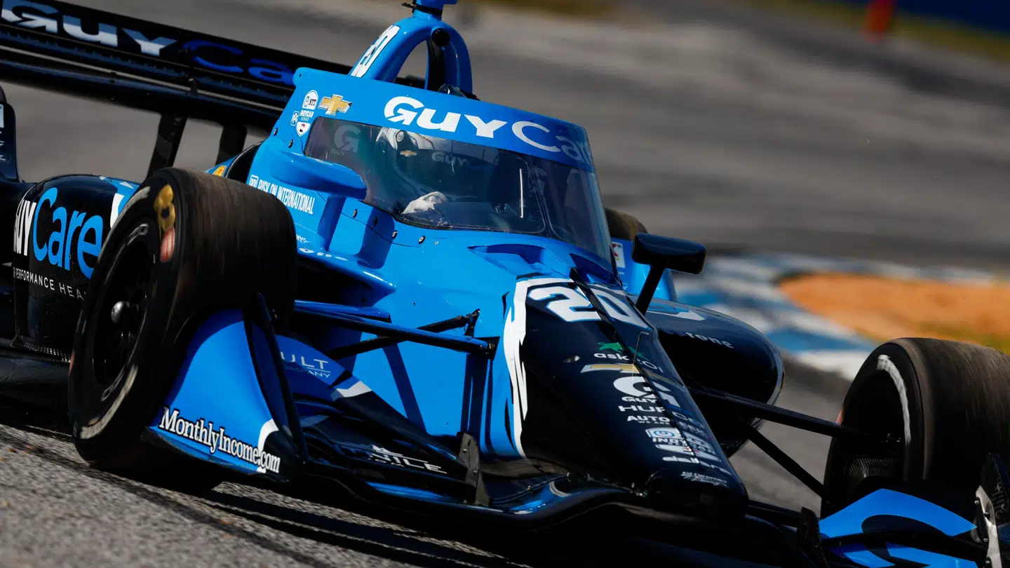 Christian Rasmussen har testet Indycar-raceren på Sebring før sæsonstarten.