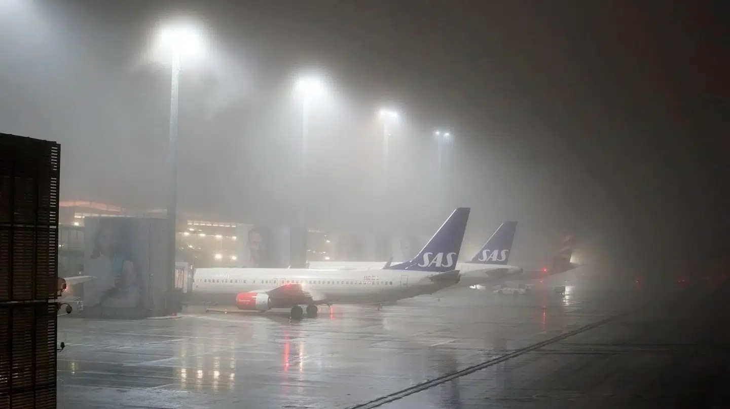 Der var en større aktion i Oslo Lufthavn i nat.