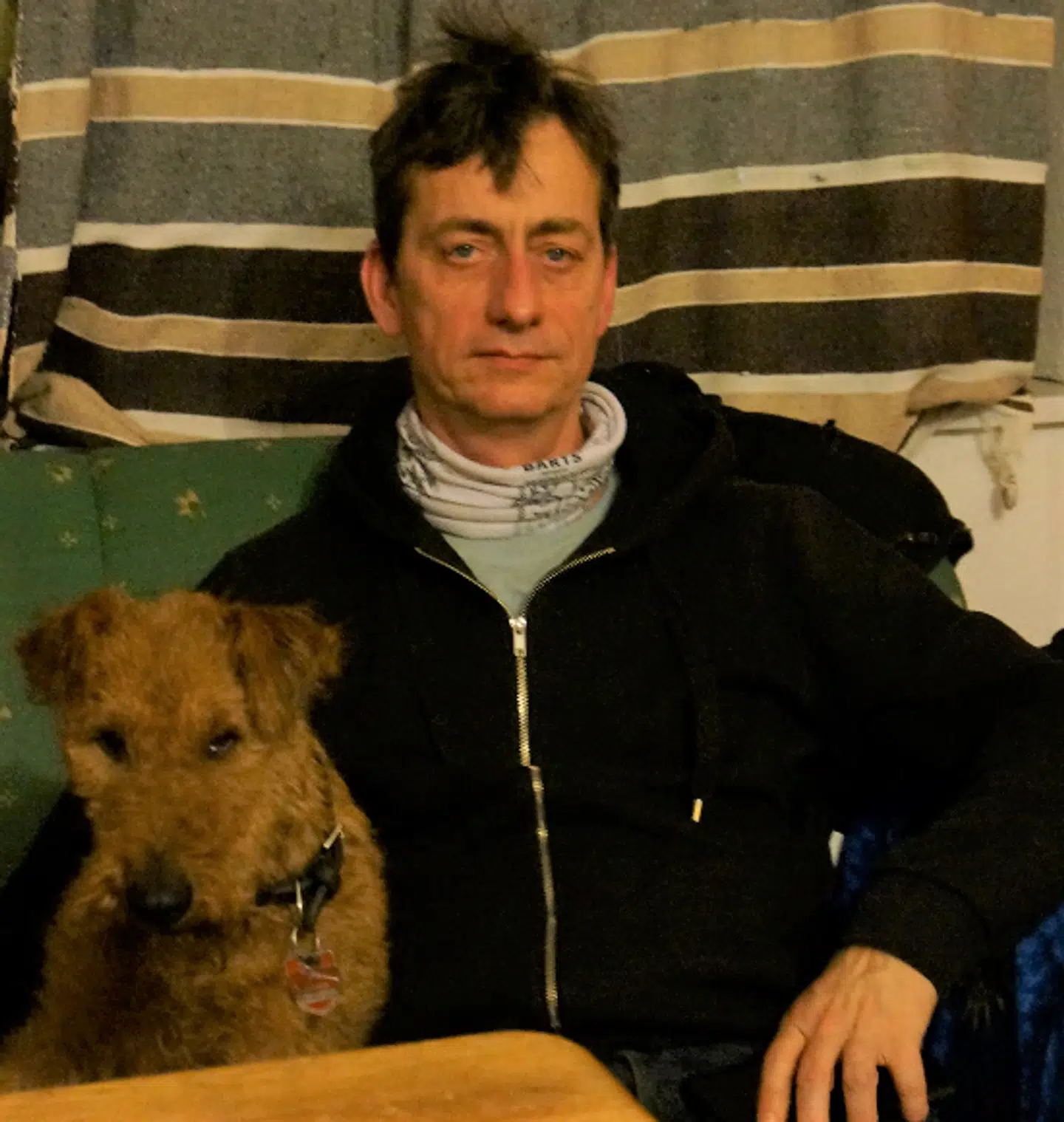 Her ses et af billederne af den formodede mistænkte mand.