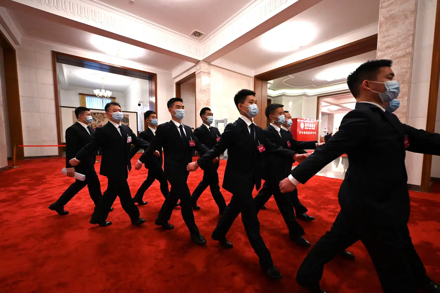 Den Nationale Folkekongres (NPC) er åbnet i Kina. NPC er landets parlament, som dog i realiteten ofte fungerer som gummistempel for beslutninger truffet af den øverste ledelse. (Arkivfoto).