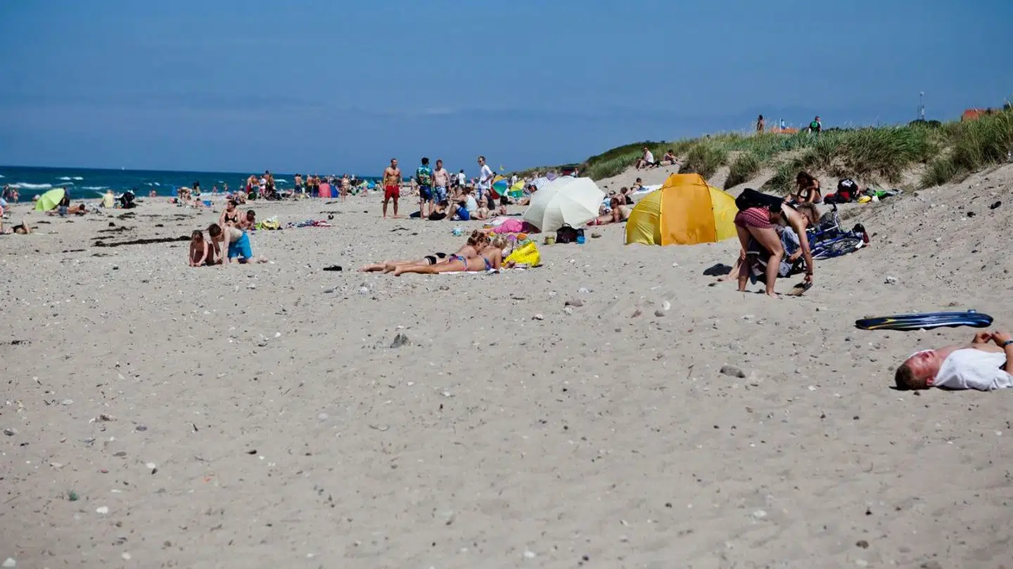 Stranden i Tisvildeleje.
