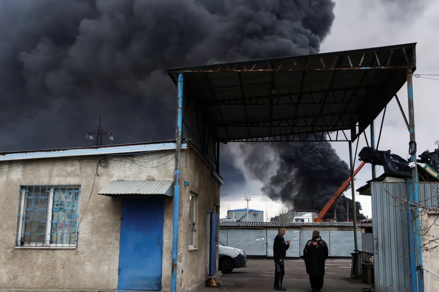 Ukraines infrastruktur blev fra oktober 2022 til marts 2023 ramt af en række russiske angreb. (Arkivfoto).
