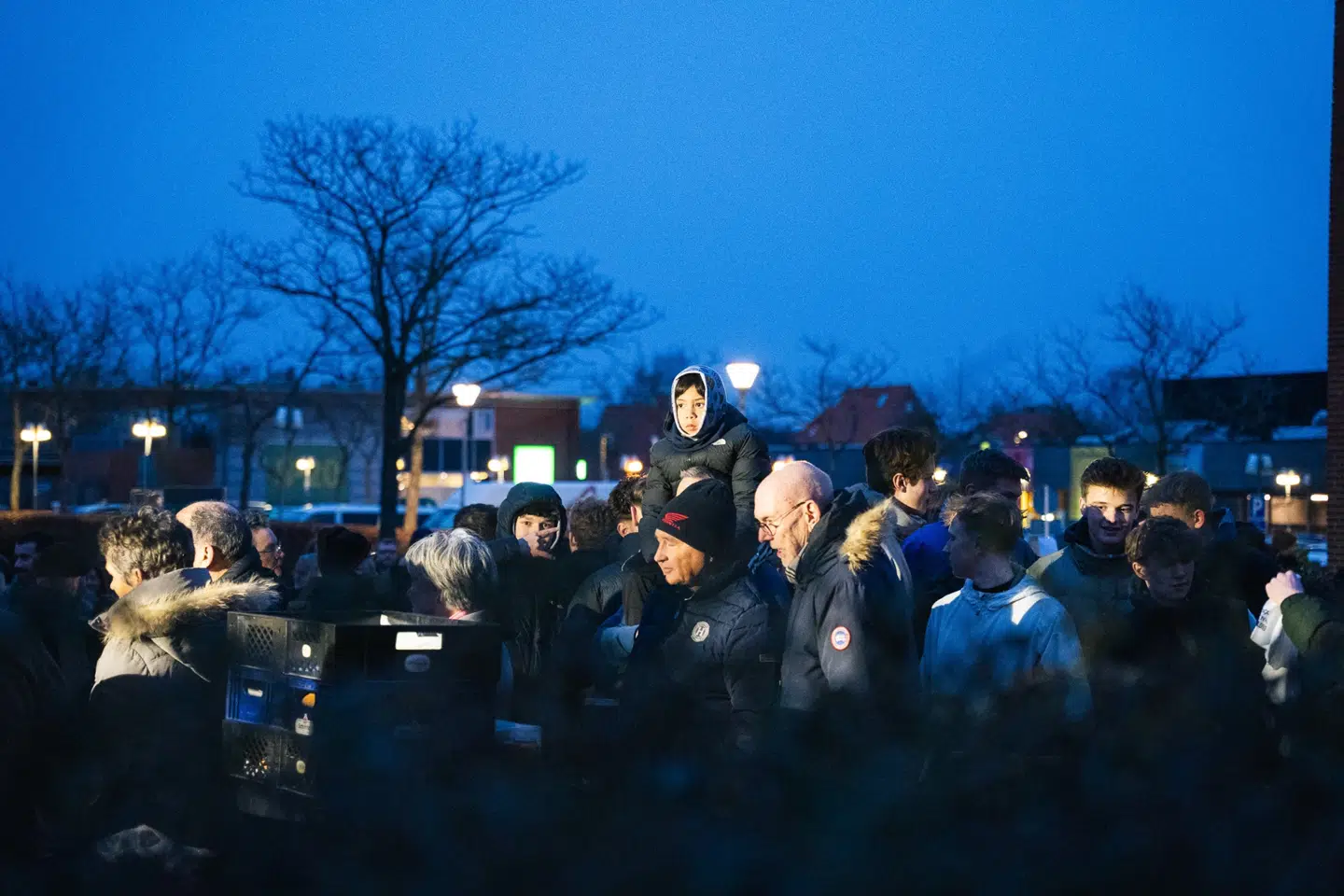 Billeder fra tirsdag aften, hvor folkene bag Musik i Lejet havde arrangeret »kærlighedsdemonstration« ude foran Gribskov Kommune.