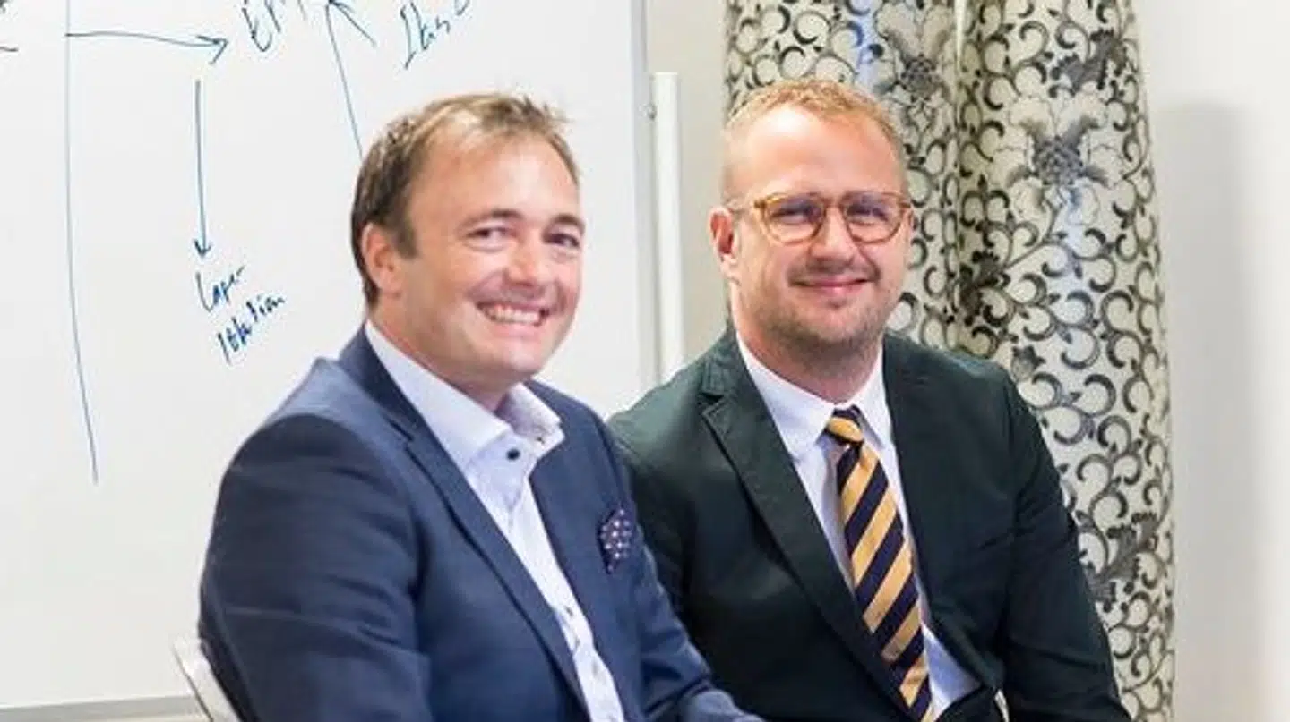 Jens Obel Jørgensen ses yderst til venstre. Arkivfoto.