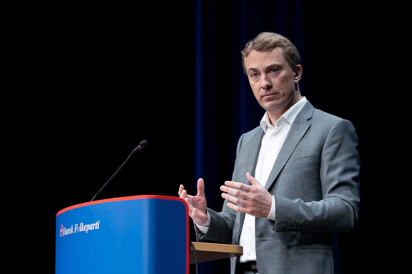 Dansk Folkeparti placerer sig som det eneste modstandsparti i EU-valgkampen. Arkivfoto: Bo Amstrup, Scanpix