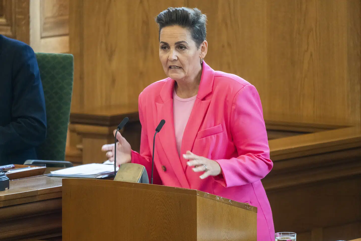 I forbindelse med SF's landsmøde i weekenden fremlægger partiet og formand Pia Olsen Dyhr et forslag til en arbejdstidsreform. (Arkivfoto).