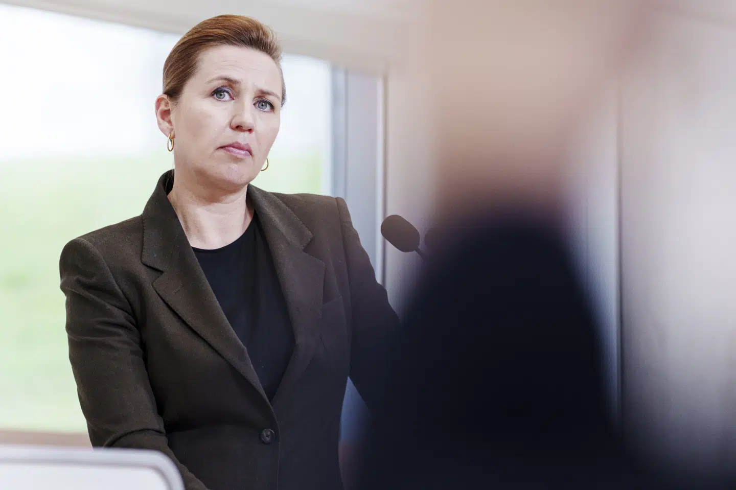 Statsminister Mette Frederiksen (S) skulle have holdt tale ved et kvindekampdags-arrangement, men blev forhindret. (Arkivfoto).