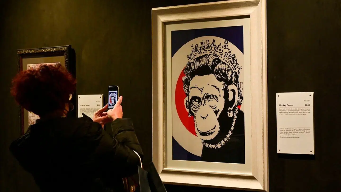 En strid om dette Banksy værk kan føre til at kuntsneren bliver nødt til at afsløre sin identitet.