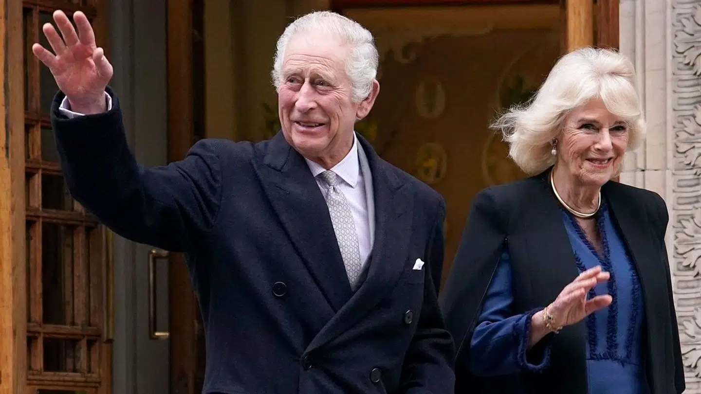 Kong Charles og dronning Camilla den 29. januar.