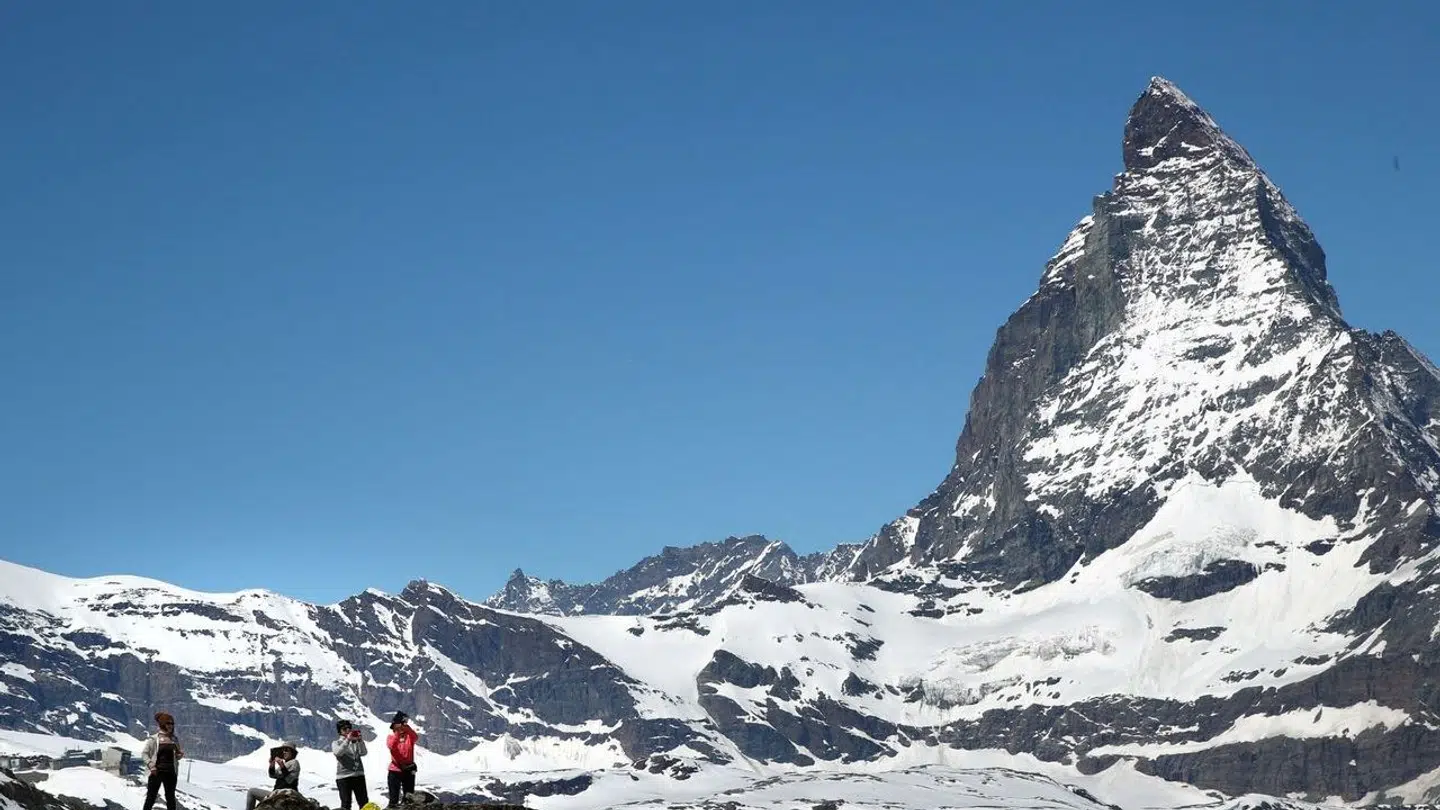 Skiløberne er forsvundet i området omkring bjerget Matterhorn.