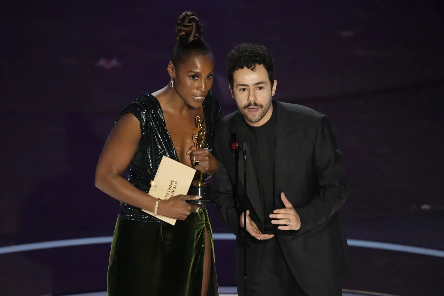 Oscar for Bedste Kortfilm blev præsenteret af Issa Rae og Ramy Youssef i Dolby Theatre i Los Angeles.
