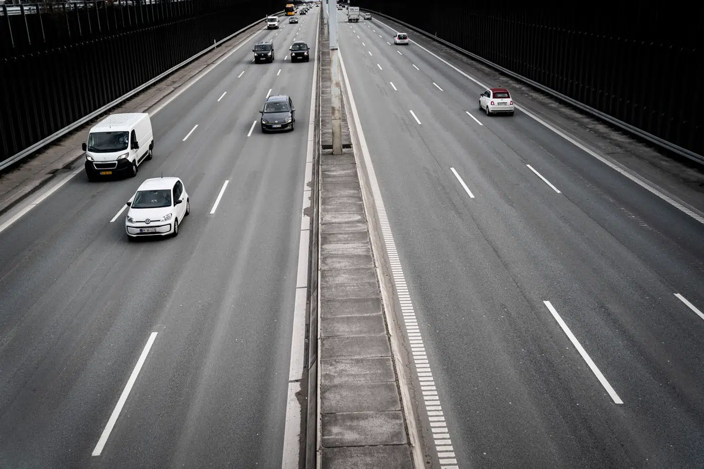 Ifølge beregninger kan en støjreduktion opnås på alle tre strækninger af motorvejen.