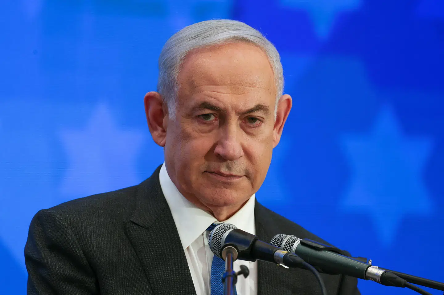 Allerede en uge efter angrebet 7. oktober var Benjamin Netanyahus popularitet faldet i befolkningen. (Arkivfoto).