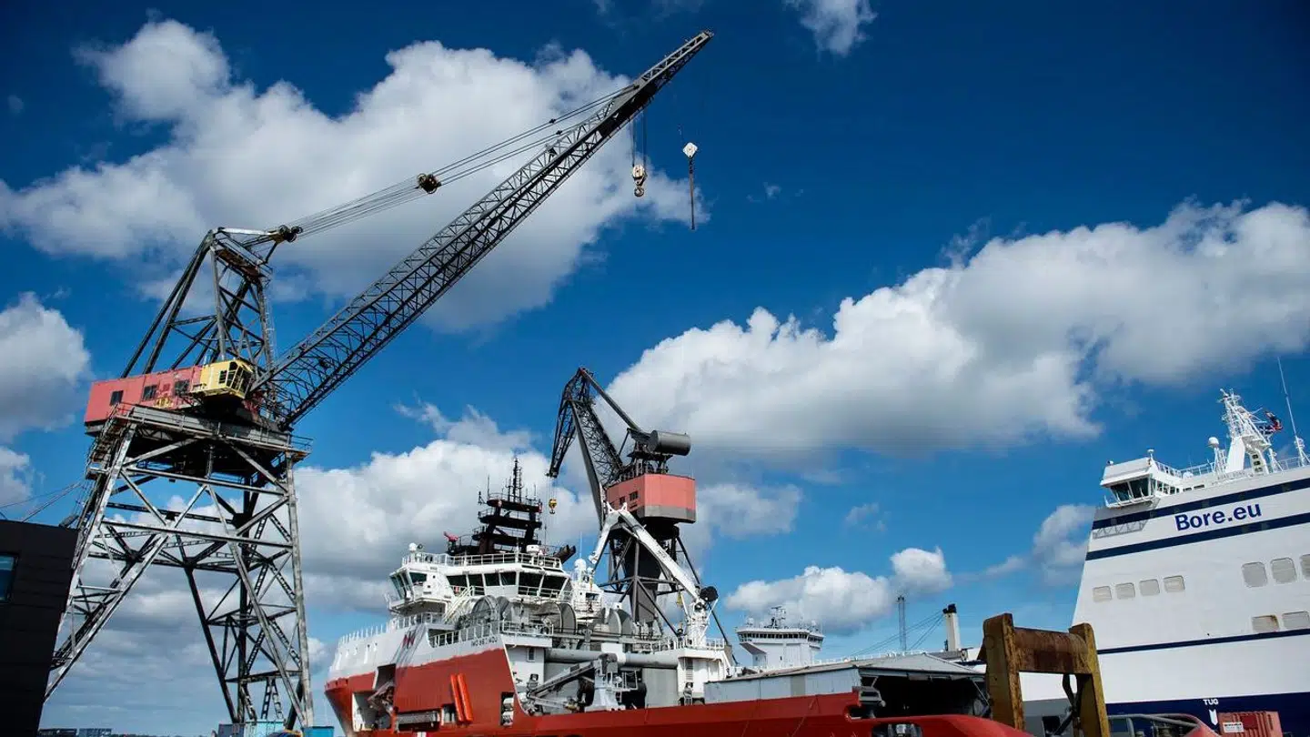 Arkivfoto fra Odense Havn i Munkebo.