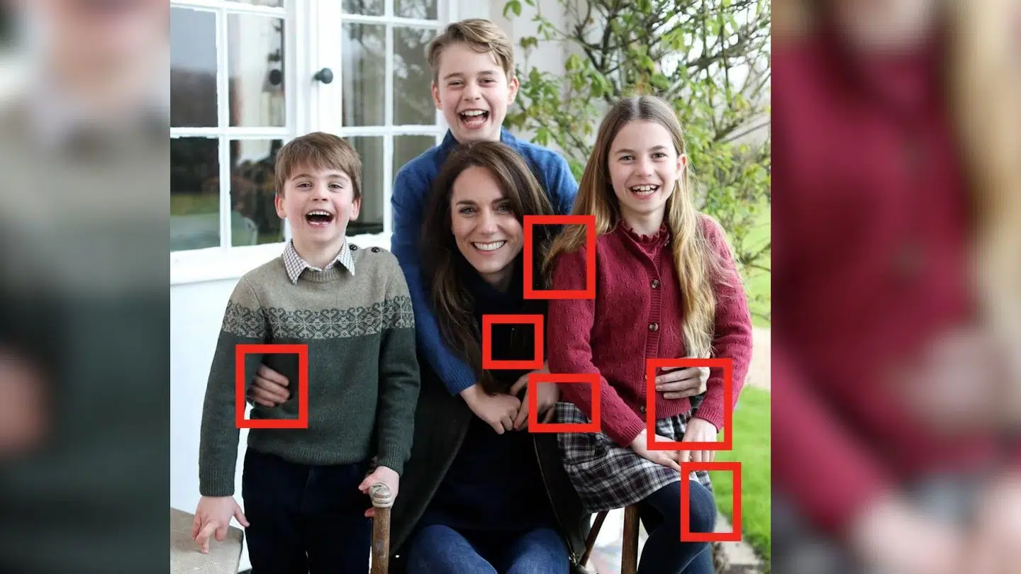 Billedet af prinsesse Kate har skabt røre.