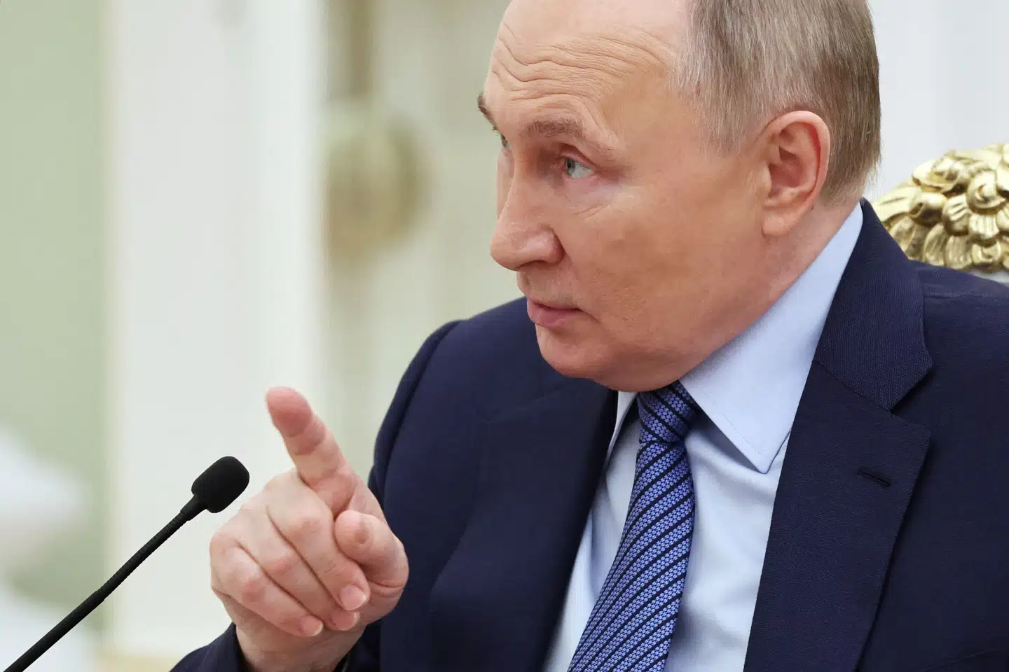 Vladimir Putin har medvirket i interview med både det russiske statslige nyhedsbureau RIA og med den statslige tv-station Rossija-1, hvilket der er kommet flere udtalelser ud af. (Arkivfoto).